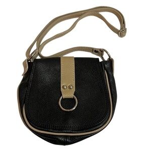 Borse In Pelle Genuine Leather Crossbody Bag Women Black Beige Italian Pebbled